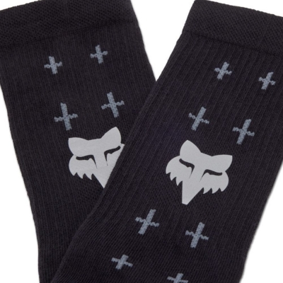 Skarpetki Fox 8 Defend Lunar czarne - L/XL