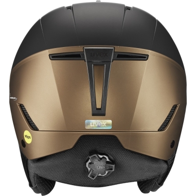Kask narciarski Uvex Stance MIPS czarno-złoty