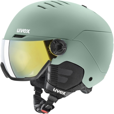 Kask narciarski Uvex Wanted Visor zielony