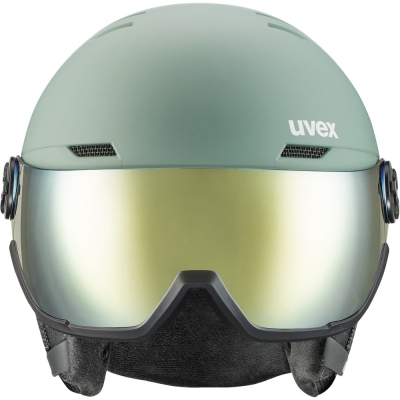 Kask narciarski Uvex Wanted Visor zielony