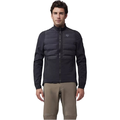 Kurtka rowerowa Fox Flexair Fire Hybrid czarna - XL