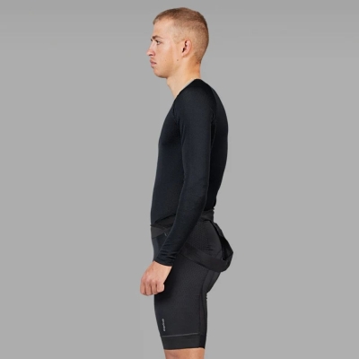 3-pack koszulek termoaktywnych z długim rękawem GripGrab RIDE Thermal czarny - XL