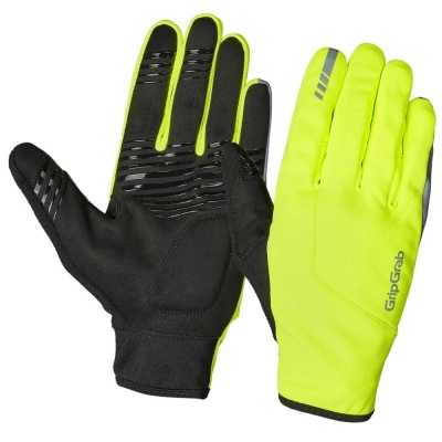 Rękawiczki długie GripGrab Hurricane 2 Windproof żółte