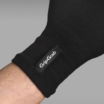 Rękawiczki długie GripGrab Merino Wool Liner czarne