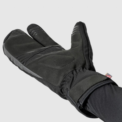 Rękawiczki długie GripGrab Nordic 2 Windproof Deep Winter Lobster czarne