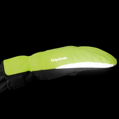 Rękawiczki długie GripGrab Nordic 2 Windproof Deep Winter Lobster żółte