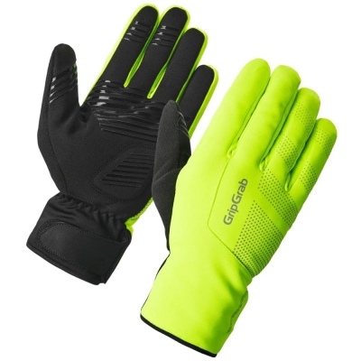 Rękawiczki długie GripGrab RIDE 2 Waterproof Winter żółte