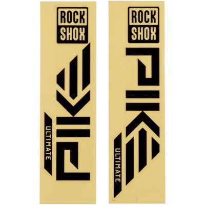 Naklejki na amortyzator Rock Shox Pike Ultimate C1+ czarne