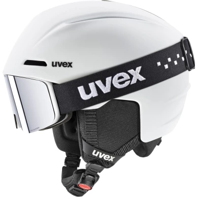 Kask narciarski dziecięcy Uvex Viti Set biały - 51-55