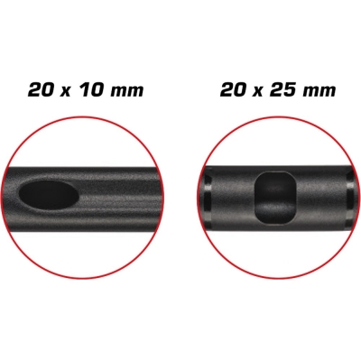 Kierownica MTB Ergotec Low Riser Bar I czarna