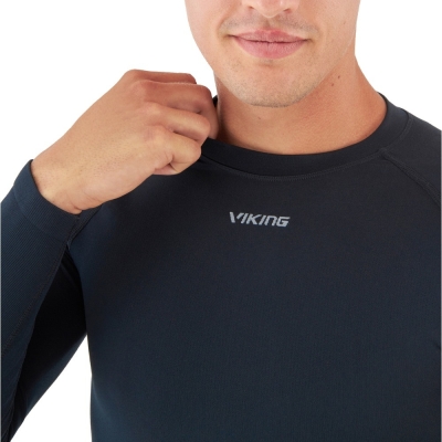 Komplet bielizny termoaktywnej Viking Volcanic czarny - XL