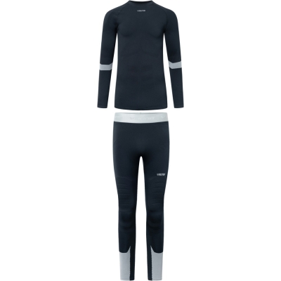 Komplet bielizny termoaktywnej Viking Volcanic czarny - XL
