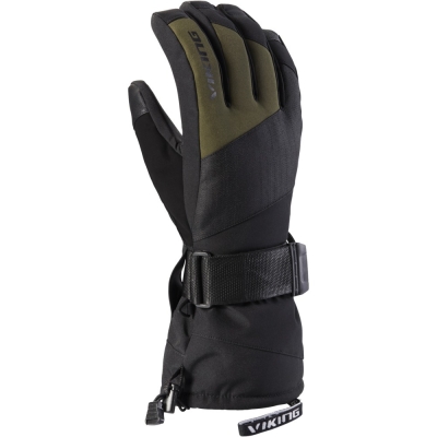 Rękawice narciarskie Viking Eltoro czarno-oliwkowe - 6
