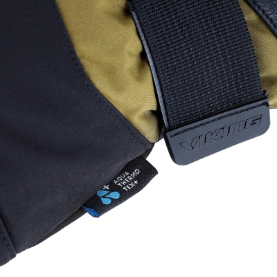 Rękawice narciarskie Viking Encore czarne-khaki - 7