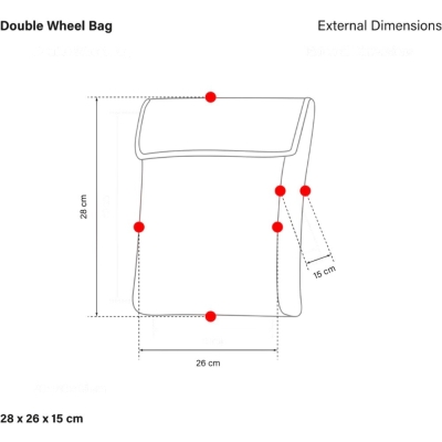 Torba na koła Scicon Double Wheel Bag