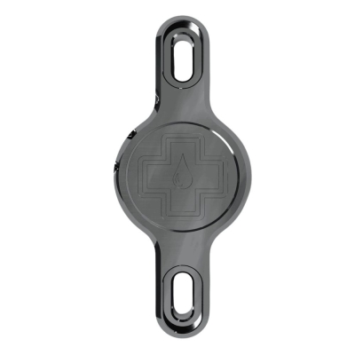 Uchwyt na lokalizator Muc-Off Secure Tag Holder 2.0 dla Apple AirTag szary