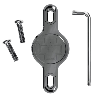 Uchwyt na lokalizator Muc-Off Secure Tag Holder 2.0 dla Apple AirTag szary