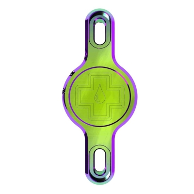 Uchwyt na lokalizator Muc-Off Secure Tag Holder 2.0 dla Apple AirTag Iridescent
