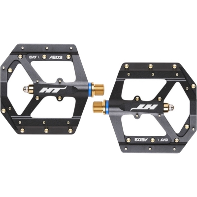 Pedały rowerowe HT AE03 czarno-złote