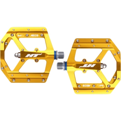Pedały rowerowe HT AE03 złote