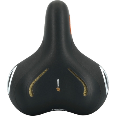 Siodełko Selle Royal Lookin Stracciatella czarne - 260x228mm