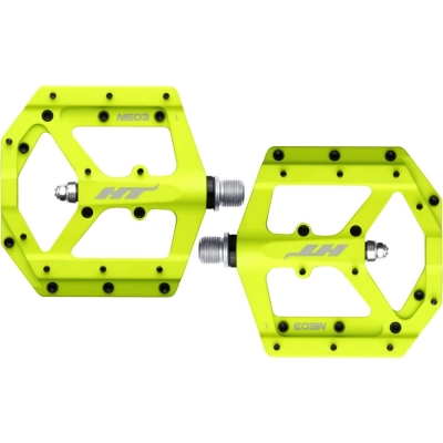 Pedały rowerowe HT ME03 neon żółte