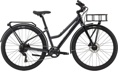 Rower miejski damski Cannondale Treadwell EQ DLX Remixte czarny