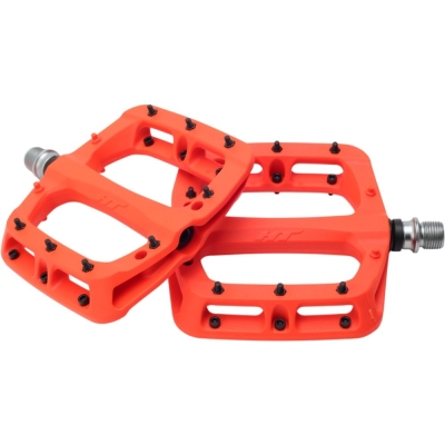 Pedały rowerowe HT PA03A neon pomarańczowe