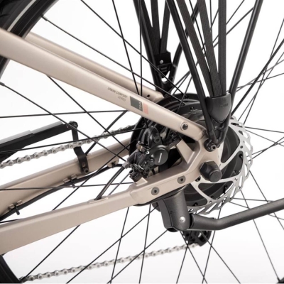 Rower elektryczny Romet E-Modeco URB 1.0 szampański