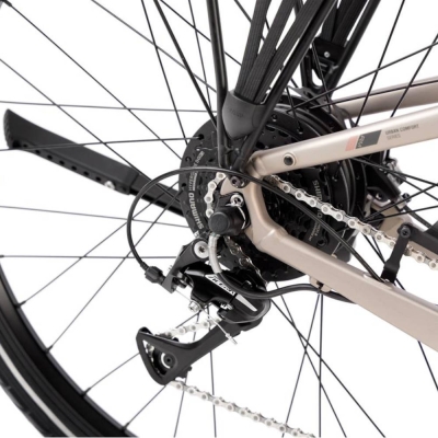 Rower elektryczny Romet E-Modeco URB 1.0 szampański