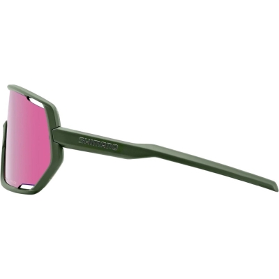 Okulary rowerowe Shimano Technium CE-TCNM2 oliwkowe (ridescape off-road)
