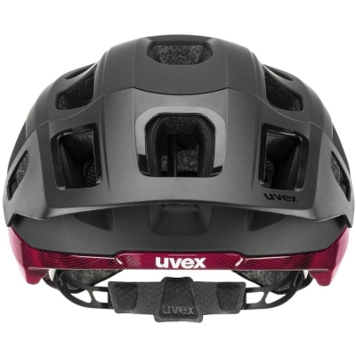 Kask rowerowy Uvex React MIPS czarno-czerwony