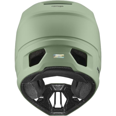 Kask rowerowy fullface Uvex Ravage zielony