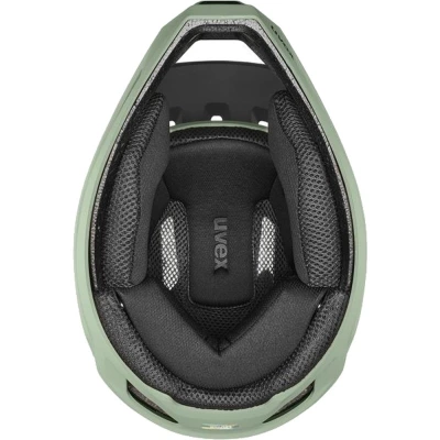 Kask rowerowy fullface Uvex Ravage zielony