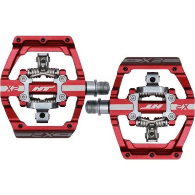 Pedały rowerowe HT X2 czerwone