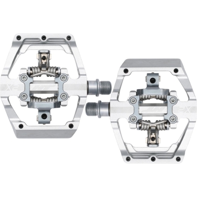 Pedały rowerowe HT X2 srebrne