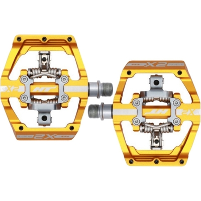 Pedały rowerowe HT X2 złote