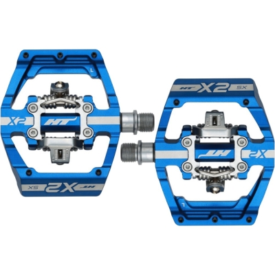Pedały rowerowe HT X2-SX niebieskie