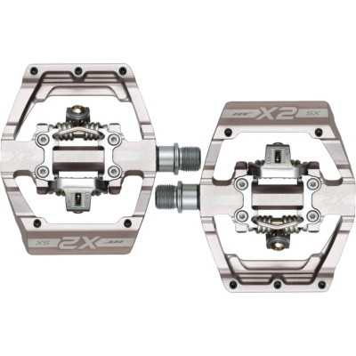 Pedały rowerowe HT X2-SX szare