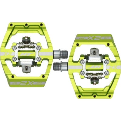 Pedały rowerowe HT X2-SX zielone