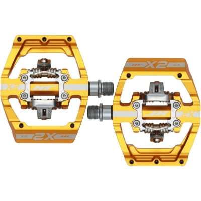 Pedały rowerowe HT X2-SX złote