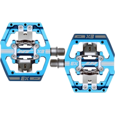 Pedały rowerowe HT X3 błękitne