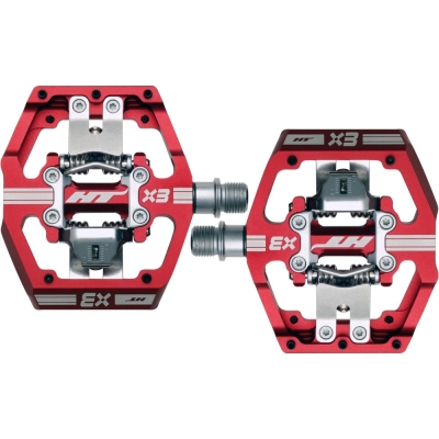 Pedały rowerowe HT X3 czerwone
