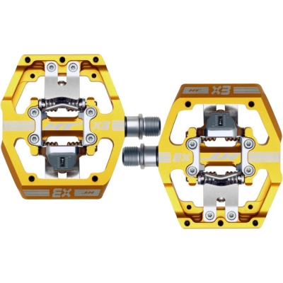 Pedały rowerowe HT X3 złote