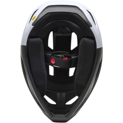 Kask rowerowy fullface Fox Junior Rampage 5050 MIPS biało-czarny