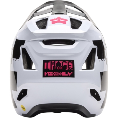 Kask rowerowy Fullface Fox Junior Rampage Digi Image MIPS biało-czarny
