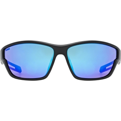 Okulary rowerowe Uvex Sportstyle 806 czarno-niebieskie