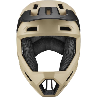 Kask rowerowy fullface Uvex Ravage beżowy