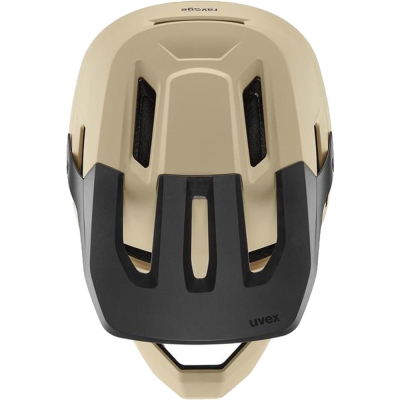 Kask rowerowy fullface Uvex Ravage beżowy