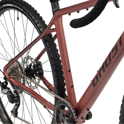Rower gravel Ghost Asket Advanced AL rusted dark red